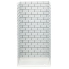 Rv Shower Surround 36  X 24  - Subway Tile
