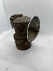 Old Antique Vtg  Miners Brass Auto Lite Carbide Cap Lamp