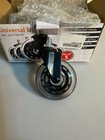 Set Of 5 Office Chair Caster Rubber Swivel Wheels Replacement Heavy Duty 3 Inch
