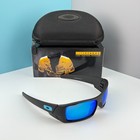 Oakley Gascan Oo9014 Black Frame Prizm Sapphire Sunglasses New W  Box