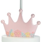 Lambs   Ivy Disney Princesses Pink Crown Nursery Lamp With Shade   Bulb
