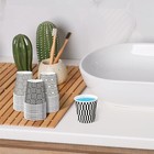 2 Oz Bathroom Cups  Disposable Paper Cups - 100 Pack Set Black And White Design 
