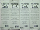 Lot Of 4 Tim Holtz Mini Distress Ink Pad Sets  7  12  13  15 Ranger Brand New 