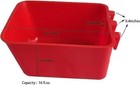60pk  Red Cage Cups 1 Pint   16 Fl Oz Hanging Feed   Water Cups Chicken Poultry