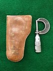 Vintage Central Tool Company 0-1-inch Micrometer And Leather Pouch