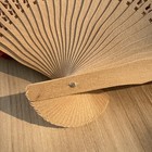 Foldable Wooden Fan Lightweight Easy To Use 13   x8    New Many Available 
