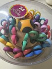 Kraft Edgers Craft Scissors - Set Of 24 W  Rotating Hardwood Carousel Nice 