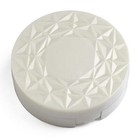 Cute Mini Portable Contact Lens Case Container Kit With Mirror Color Light Gray