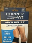 Copper Fit Copper Infused Arch Relief   Support Compression Bands One Size