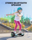 Refurbished Gyroor G13 Off-road Hoverboard 7 75mph Ul2272 Led Lights Bluetooth
