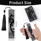 Dragon Bookmark Gift For Men Boys  2 Pcs Cool Book Page Markers  Dragon Metal Bo