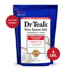 Dr Teal s Pure Epsom Salt Soak  Therapeutic  Fragrance Free  6 Lbs   Pack Of 2  