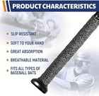 2 Pack 1 2mm Bat Grip Tape For Baseball Softball Bats Handles