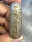 Agate Stone Old Royal  Intercultural Near Eastern Intaglio Seal Stone Bead