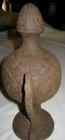 Antique Architectural Garden Cast Iron Stove Fineal Art Sculpture Door Doorstop