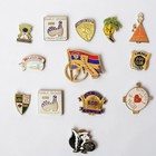 Vintage Bowling Pin Lot 13 Wba League Award Lapel Pins