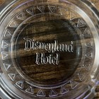 Vintage 1970s Disneyland Hotel Clear Glass Ashtray 4    Walt Disney
