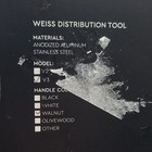 Normcore Wdt V3 Weiss Distribution Tool Walnut Handle Black Matte Finish