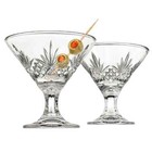 Crystal Martini Glasses  Set Of 4 By Godinger Dublin Shannon - 5 Oz  New In Box