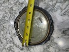 Vintage Broken Floral Art  nouveau     Hand Mirror Silver Plated - No Handle