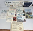 Vintage 1980s National Geographic Maps Making Of America Series Lot Of 17