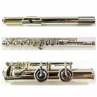 New Yfl 222 Silver Student Flute Offset G  Footjoint C With Hard Case And Bag