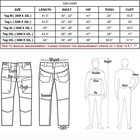 Men s Straight-fit Cargo Combat Trousers 6 Pocket Workwear Full Pants