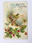 Rare Lot Of 5 Antique Christmas Cards Victorian Late 1800s To Early 1900s
