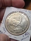 1947 South Africa Silver 5 Shillings Unc