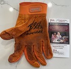Dj Stewart Signed Game Used Batting Glove Jsa Coa  Inscribed    game Used    Ny Mets
