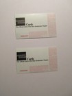 Lot Of 2 - The Lion King Ticket Stubs 2002 New Amsterdam Theatre Broadway Nyc