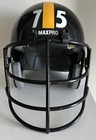 Vintage Maxpro Helmet Joe Greene Signed Hof Pittsburgh Steelers Adultxl With Coa
