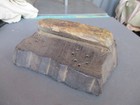 Vtg Late 1800s  Early 1900s Wood Linens  Textiles Ink Stamping Screening Block