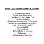 New Beige White 2pc Sofa And Loveseat Recliner Set Leather Air Living Room