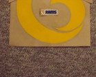 Los Angeles Rams Full Size Football Helmet Decals With Bumpers