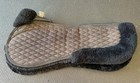 Stubben Streamline Lambswool Half Pad Black Size Large