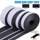 Heavy Duty  Hook And Loop Self Adhesive Tape Black   White 1 5 10 M Long