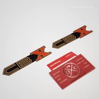 Genuine Oem Honda Cbx 1000 Side Cover Decal Sticker Set Of 2 87125-422-300 New