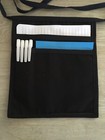 Black Side Hip Apron Electronic Devices    bar Waiter Waitress Money Extra Pockets