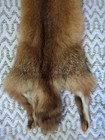 Nice Beautiful Red Fox Fresh Tanned Hide Super Soft  Leather Craft Pelt Fur 