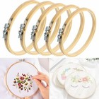 Embroidery Hoops Bamboo Cross Stitch Circle Frame Diy Needlework Crafts 4 5 6 7 