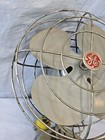 1950s 12  General Electric F12s107 Grey Vintage Mid Century Modern Desk Fan Work