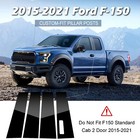 Stainless Car Window Pillar Posts Strip Cover Trim Pvc For Ford F150 2015-2021
