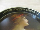 Vtg  Christian Feigenspan Brewing  Beer Company  Newark Nj  Pon  Metal Tray Rare