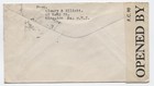 C1944 Kingston Jamaica Censored Airmail Cover To Usa 2d  6d George Vi  6530 11 