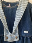 Vintage Guess Girls Sz 6 Denim Sailor Dress Made Usa 80s 90s E 32374