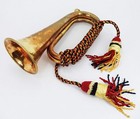    Bugle   Solid Brass And Copper Blowing Bugle   Us Military Signal Horn Cava   
