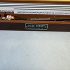 Vintage K e Leroy Lettering Set Drafting Kit W  Wood Case Templates Usa