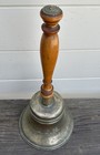 Antique Vintage Wwii Era Incised U s n U s  Navy Brass Ships Bell