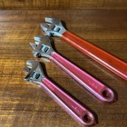 Klein Adjustable Wrench Set 507-6  507-8  501-10 Red Insulated Grips 6    8    10   